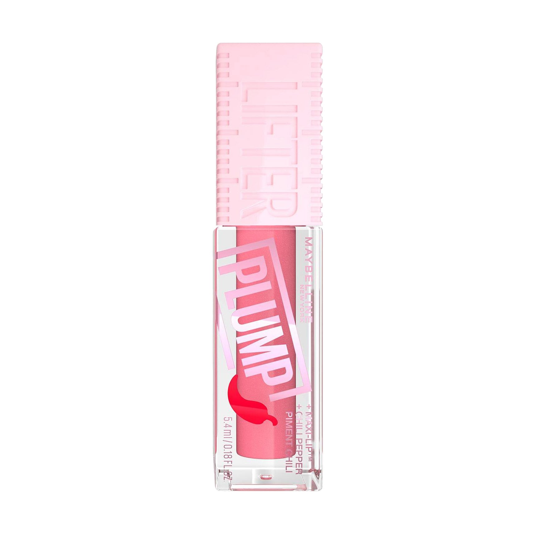 Блиск-плампер для губ Maybelline New York Lifter Plump з екстрактом перцю чилі 001 Blush Blaze, 5.4 мл